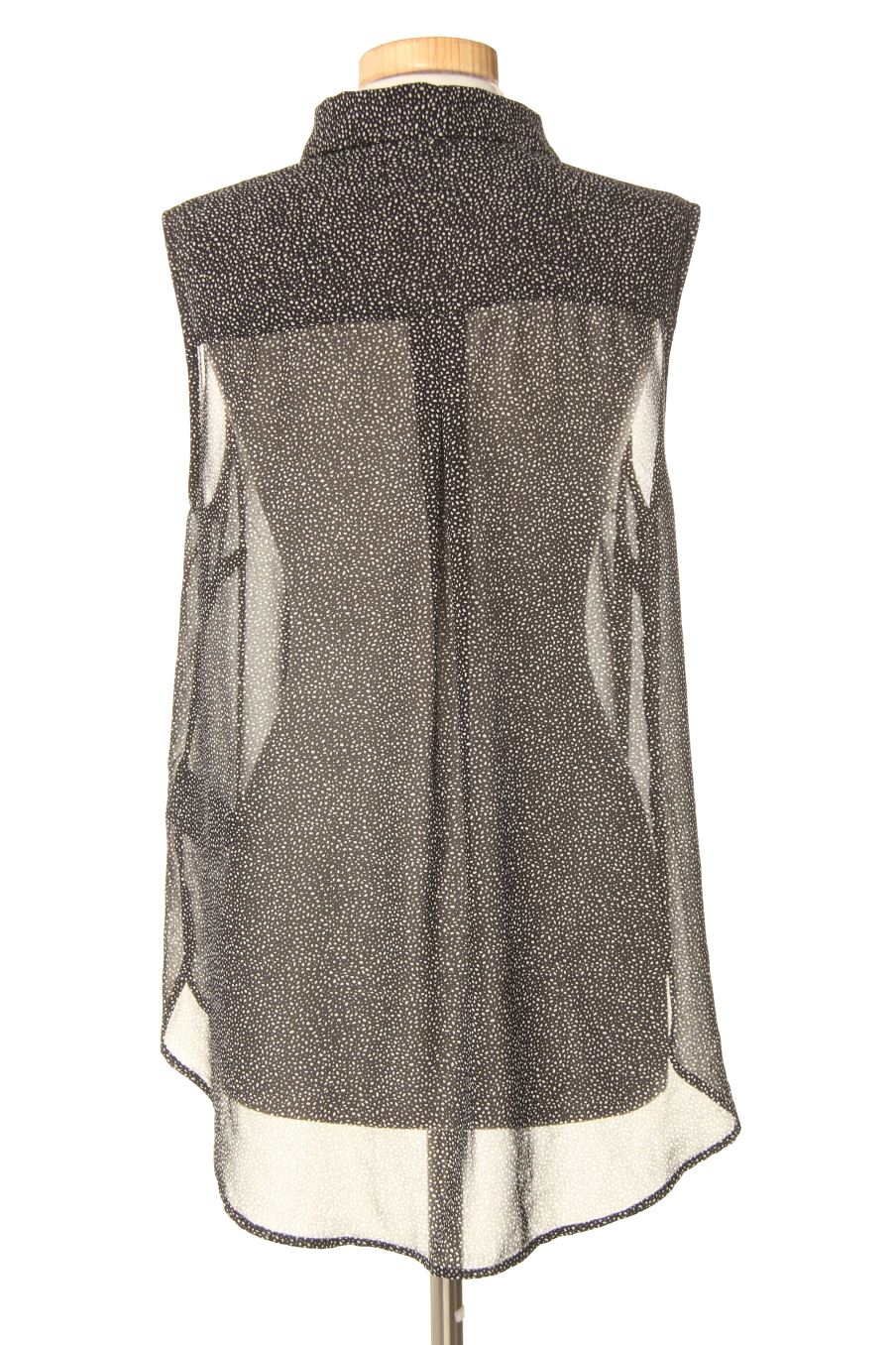 Camisa sin mangas de H&M de la talla 38, de color negro