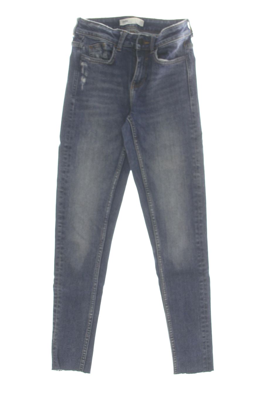Jeans von Zara Größe 34, Farbe Blau, aus Jeanskleidung für