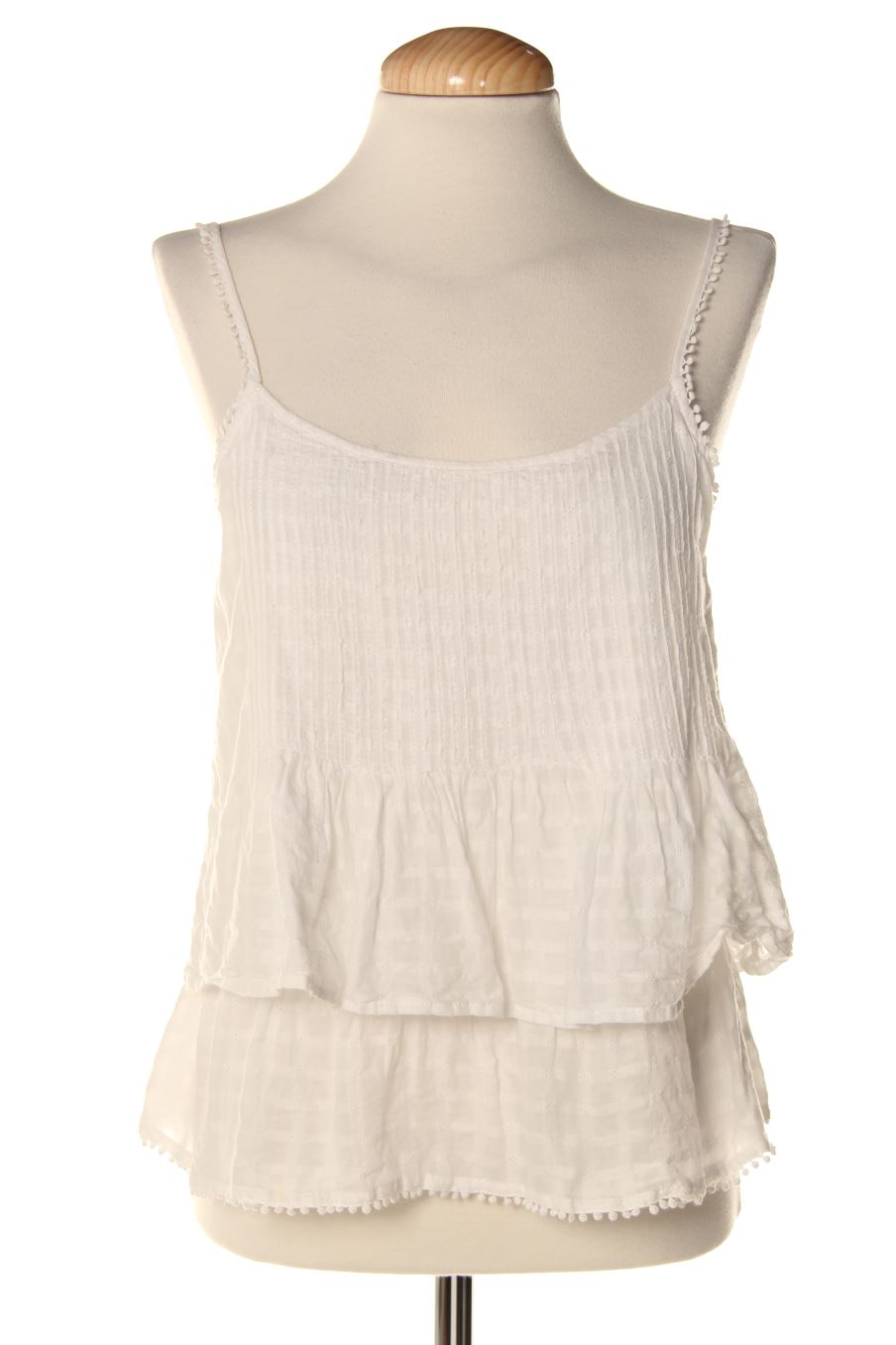 Top de Zara de la talla XS, de color blanco