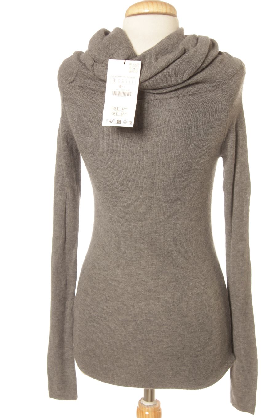 Jersey de Zara de la talla S, de color gris