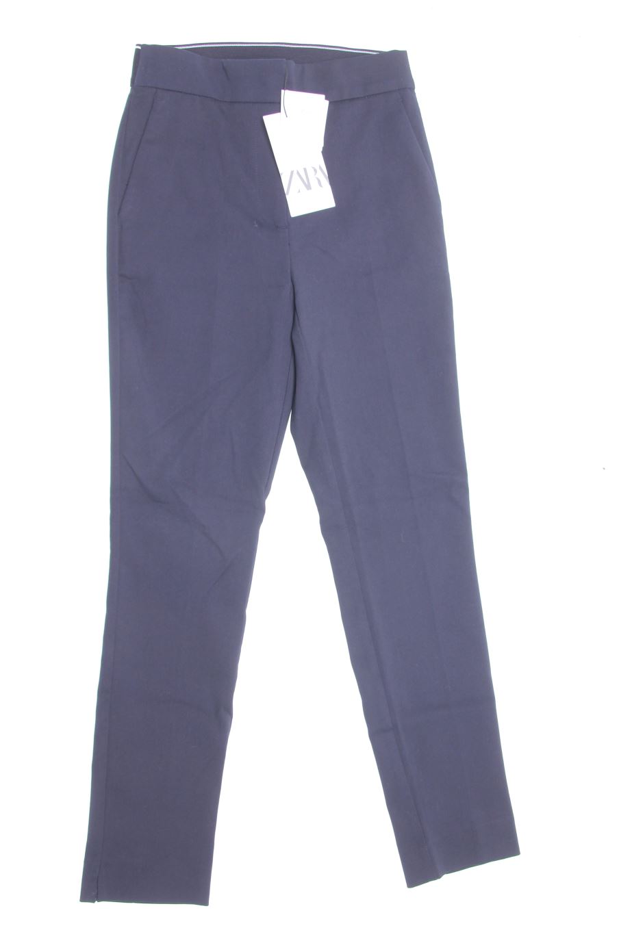 Pantalones de Zara de la talla XS, de color azul marino