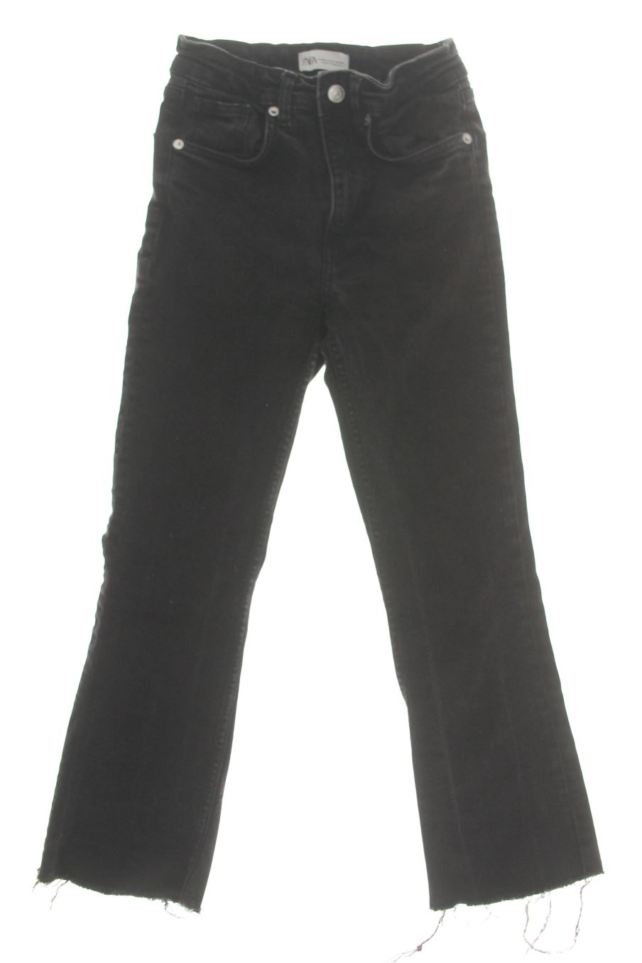 Vaqueros de Zara de la talla 36, de color negro de ropa vaquera