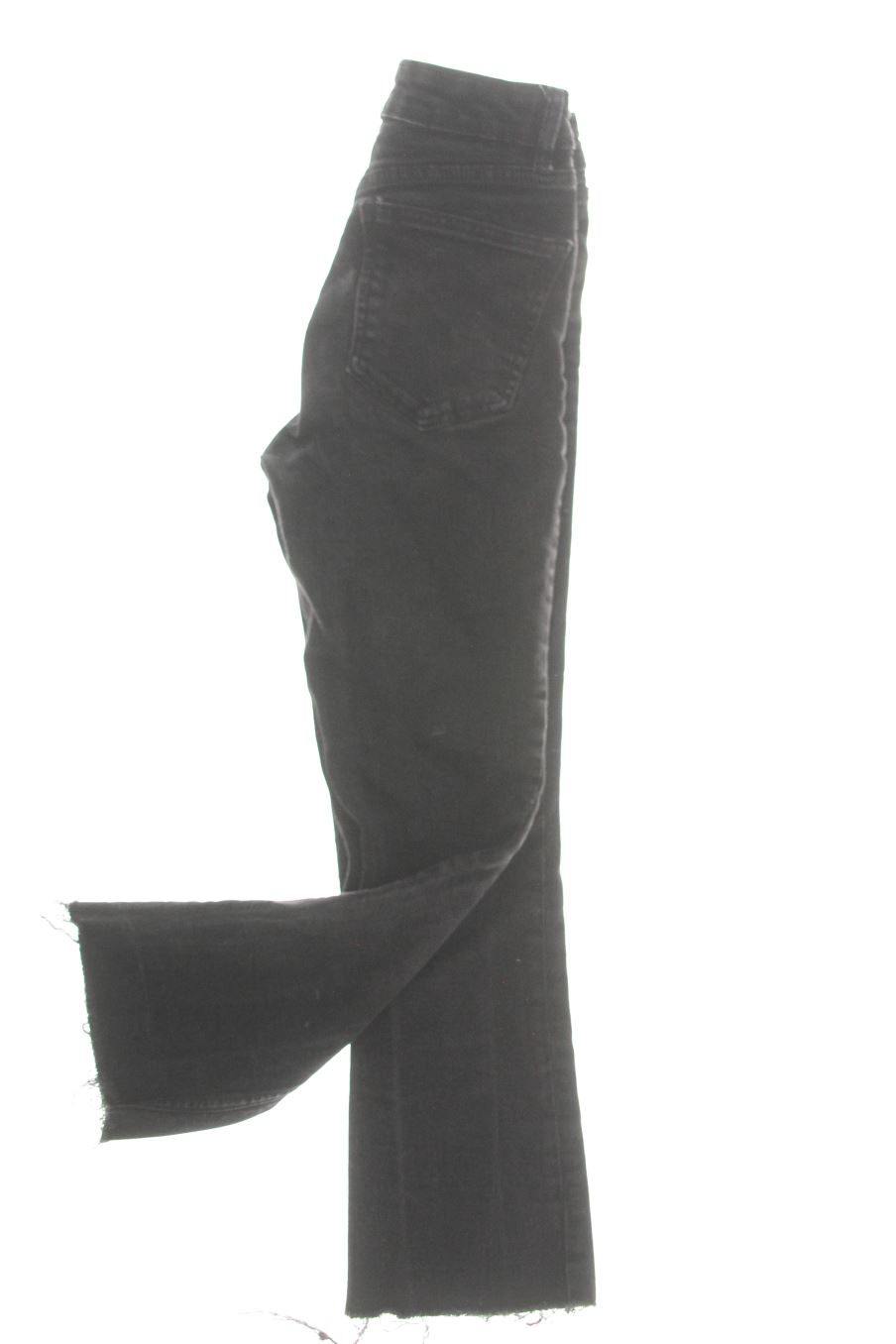 Vaqueros de Zara de la talla 36, de color negro de ropa vaquera