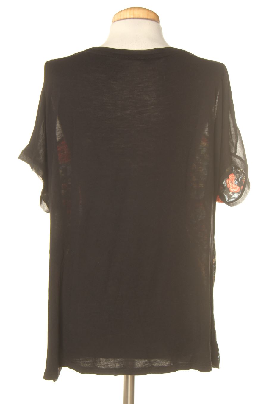 Blouse à manches courtes Promod de la taille M, de couleur fleurs