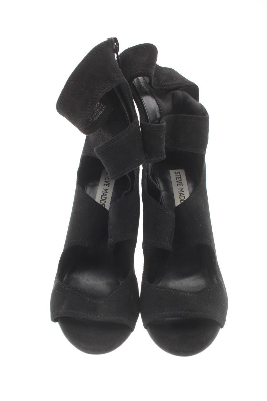 Sandalias tacon de Steve Madden de la talla 36, de color negro de