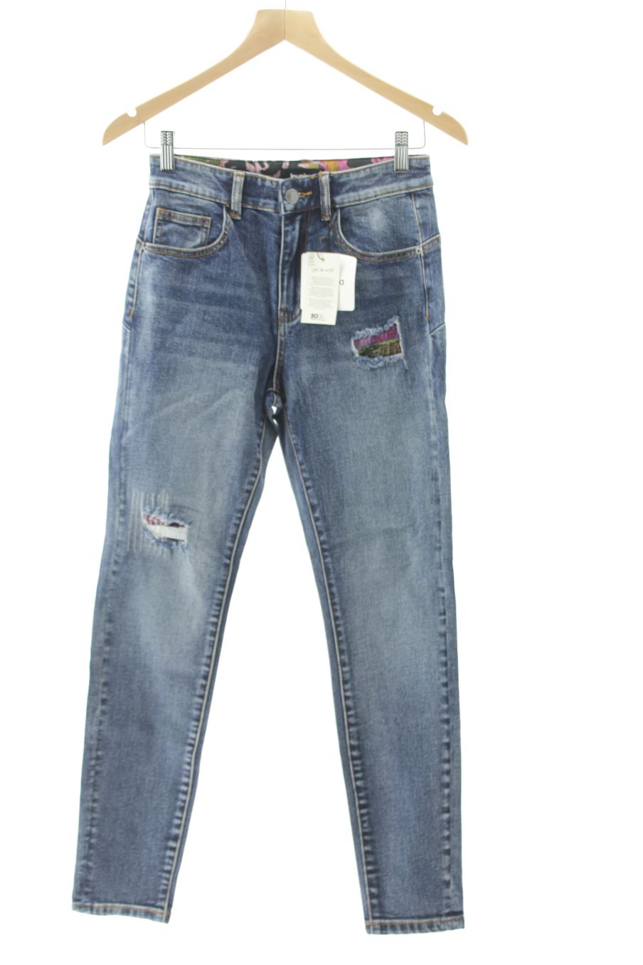 Jeans von Desigual Größe 38, Farbe Blau, aus Jeanskleidung für