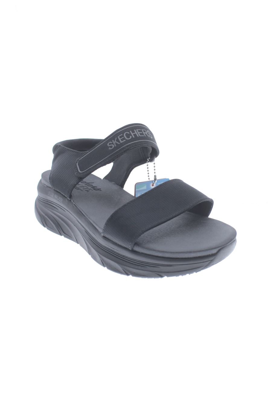 Sandalias planas de skechers de la talla 41, de color nero
