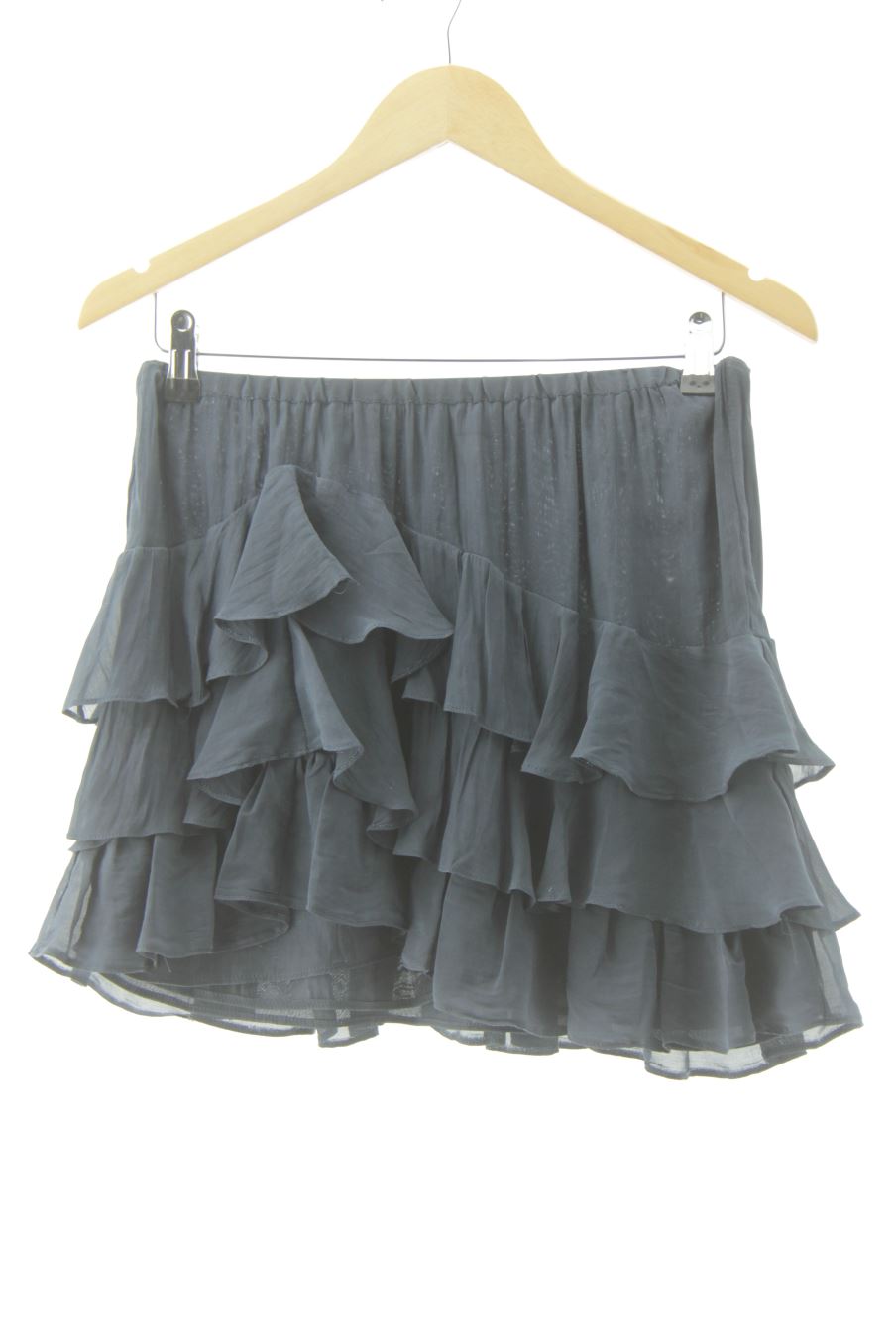 Aufwändiger Rock von Mango Größe XS, Farbe Marineblau, für