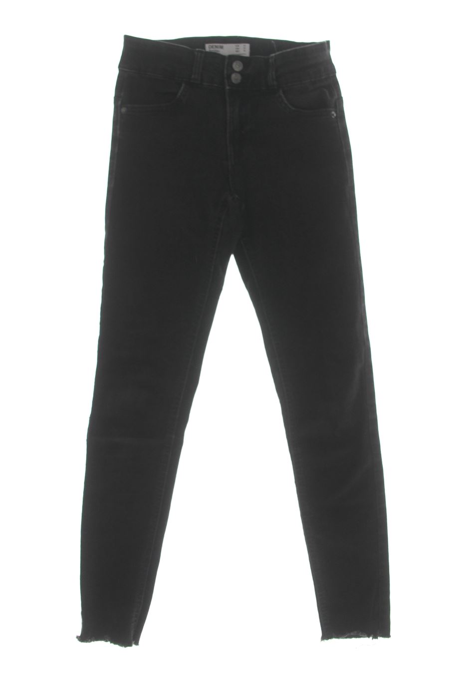 Jeans Bershka de la taille 34, de couleur noir de denim