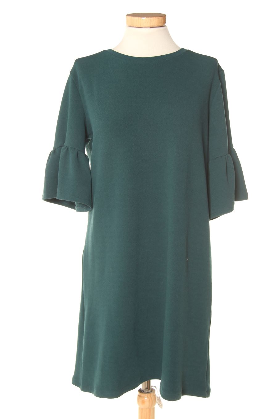 Robe casual Pull & Bear de la taille M, de couleur vert