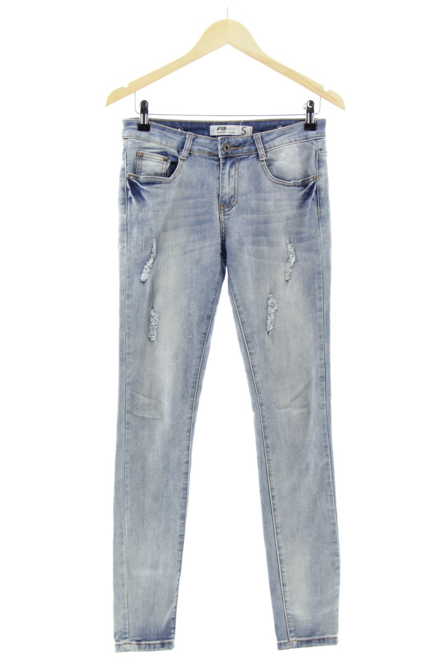 Jeans von FB sister Größe S, Farbe Blau, aus Jeanskleidung für