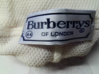 Pantalon Burberry de la taille 44, de couleur blanc