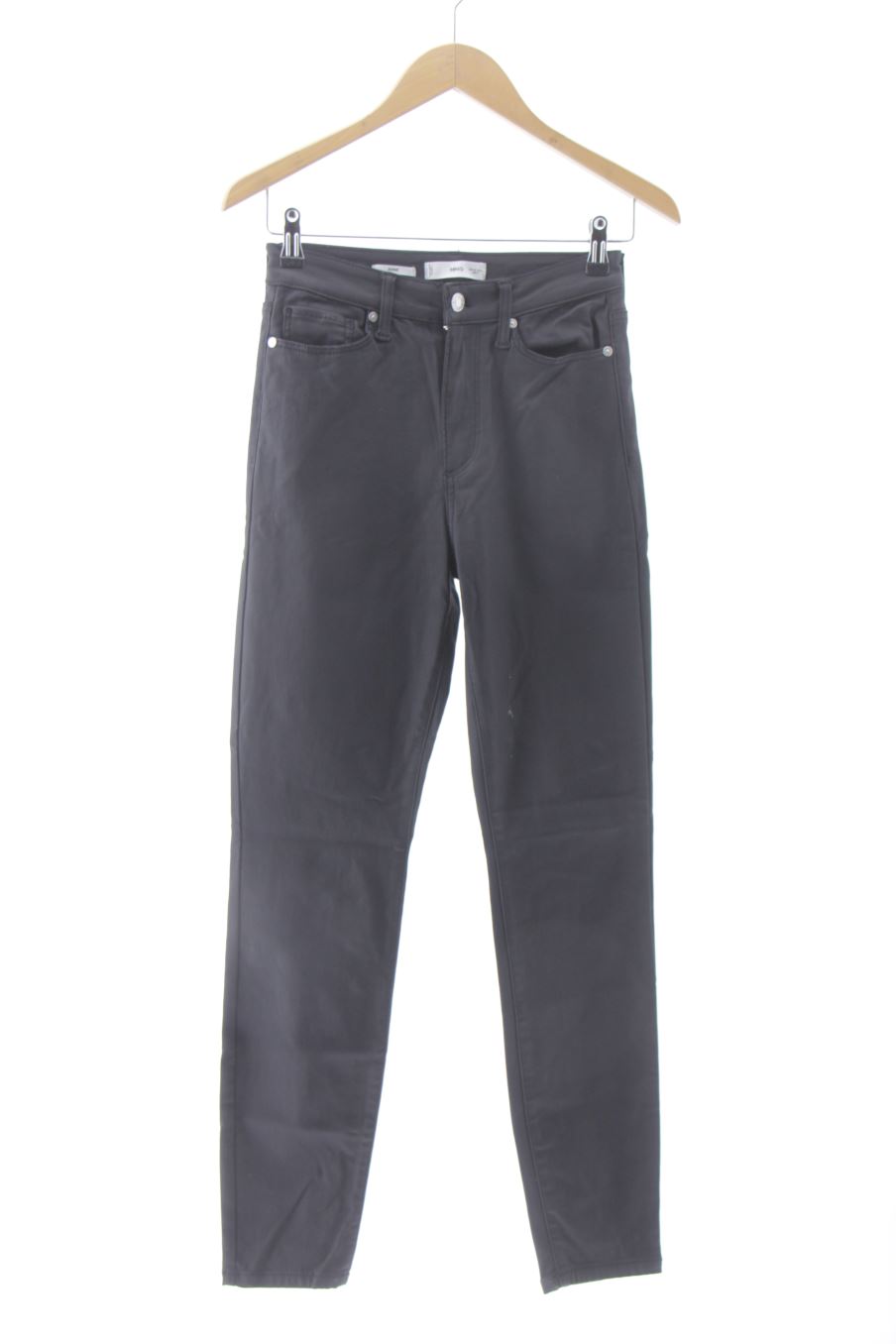 Jeans Mango de la taille 38, de couleur noir de denim