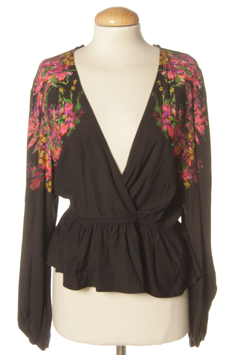 Blusa de manga larga de Desigual de la talla M, de color estampado