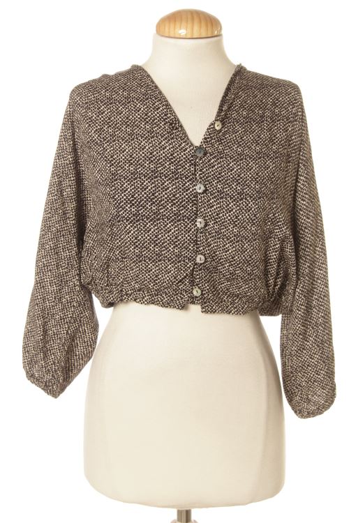 Blusa a maniche lunghe