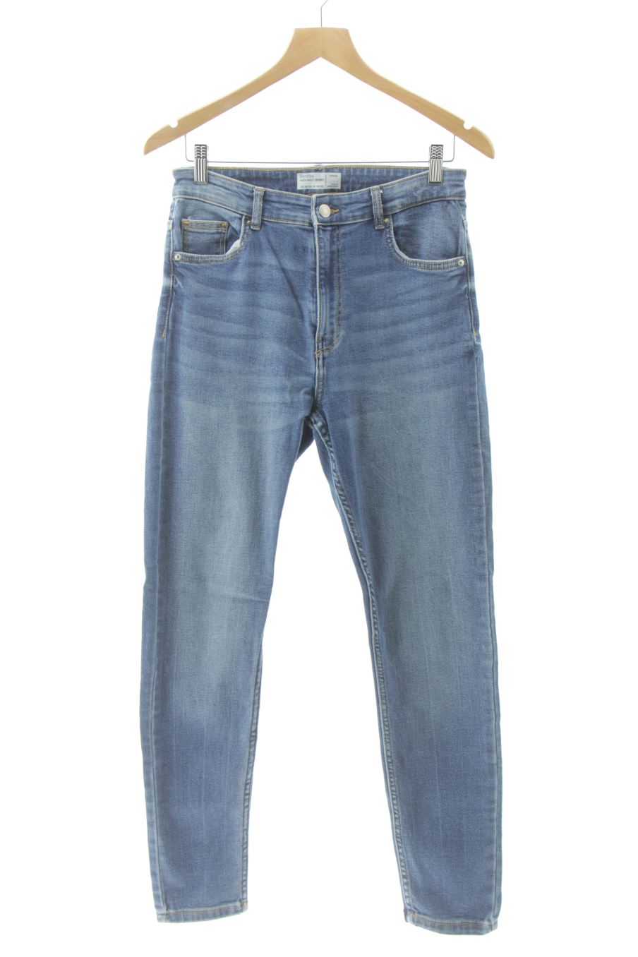 Jeans Bershka de la taille 38, de couleur bleu de denim
