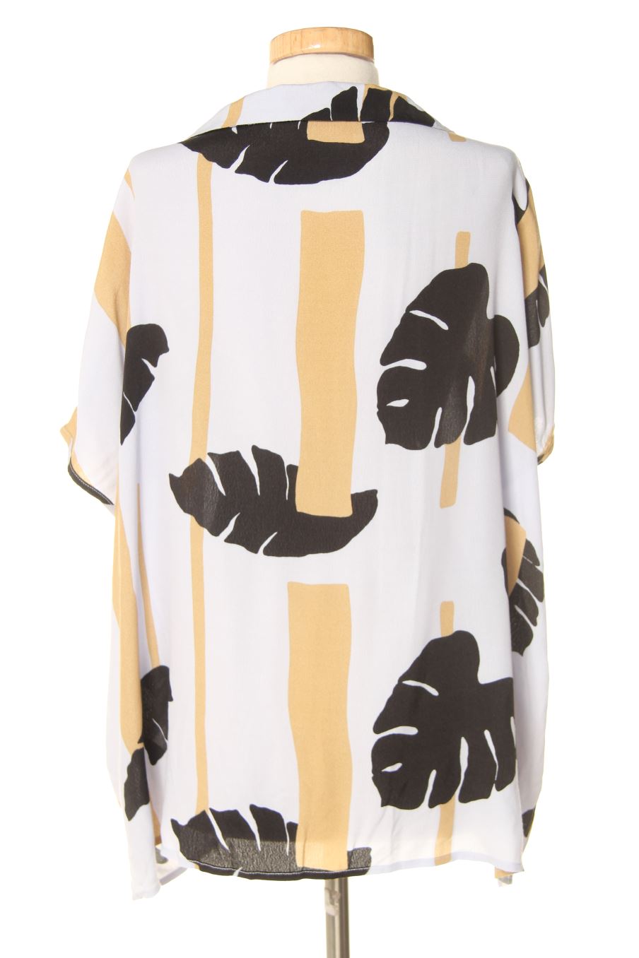 Blouse à manches courtes Parfois de la taille Taille unique, de couleur imprimés