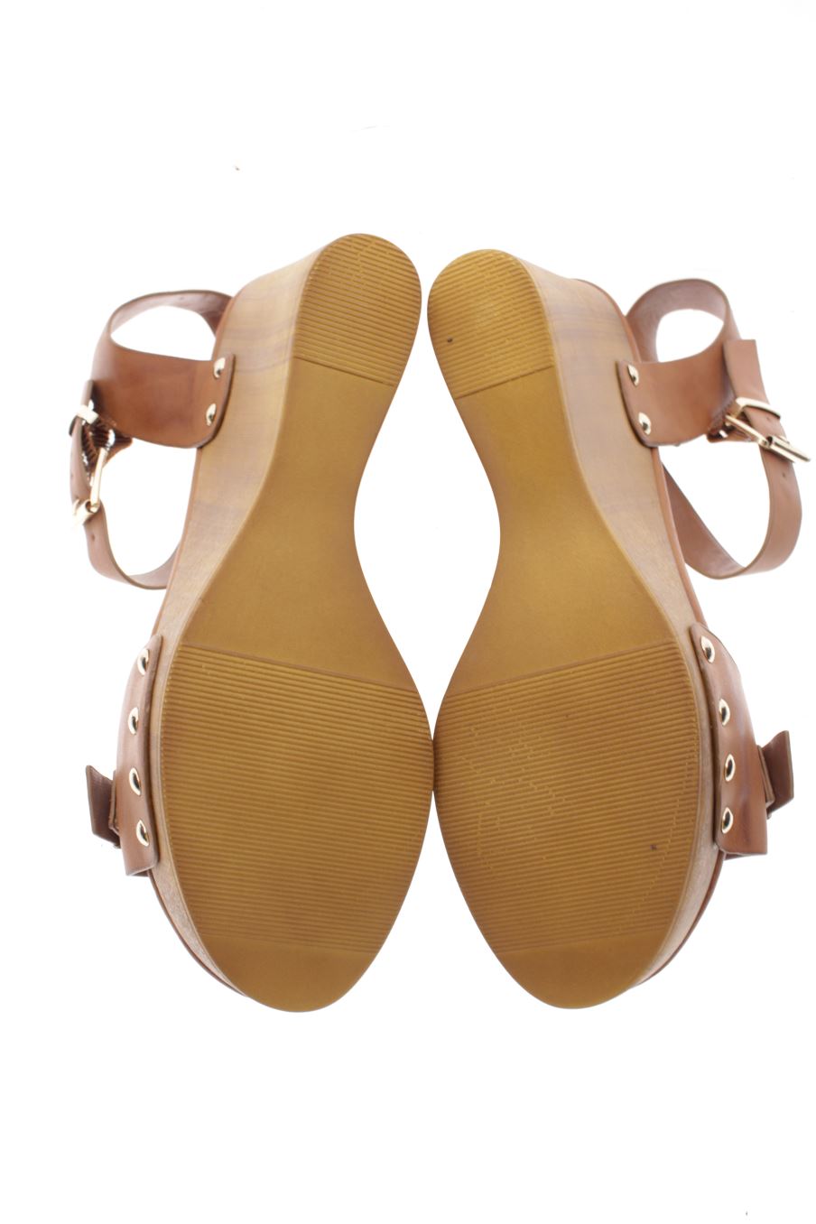 Plataformas de justfab de la talla 40, de color marrón de