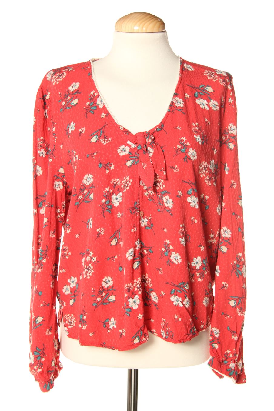 Blouse à manches longues Springfield de la taille 40, de couleur fleurs