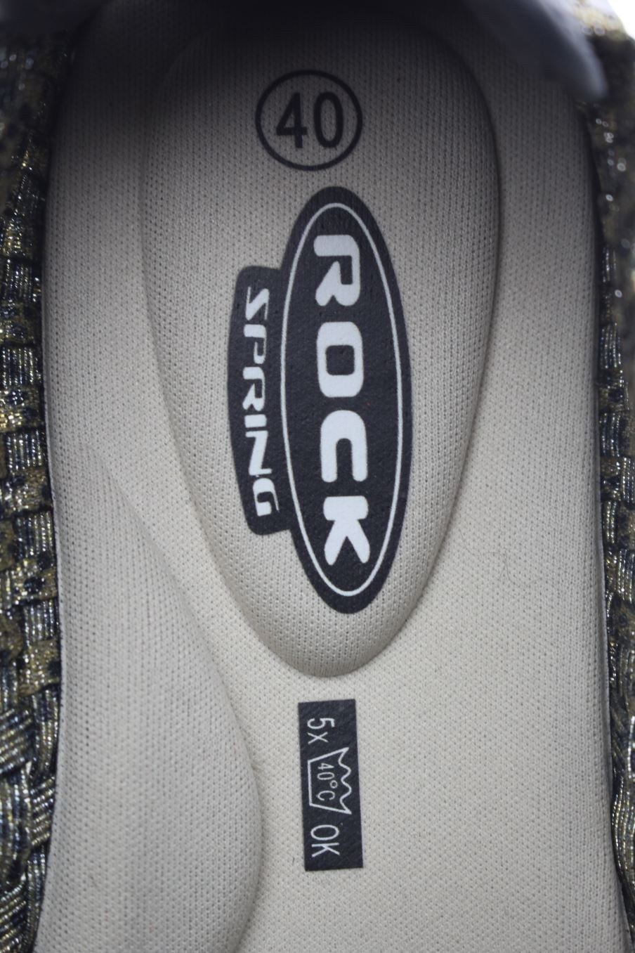 Deportivos de Rock Spring de la talla 40, de color gris de