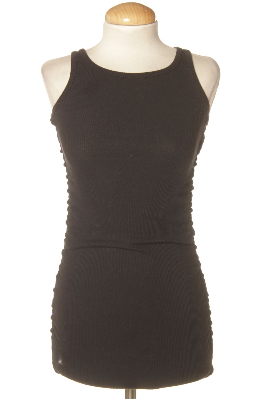 Vestido casual de Pull & Bear de la talla XS, de color negro