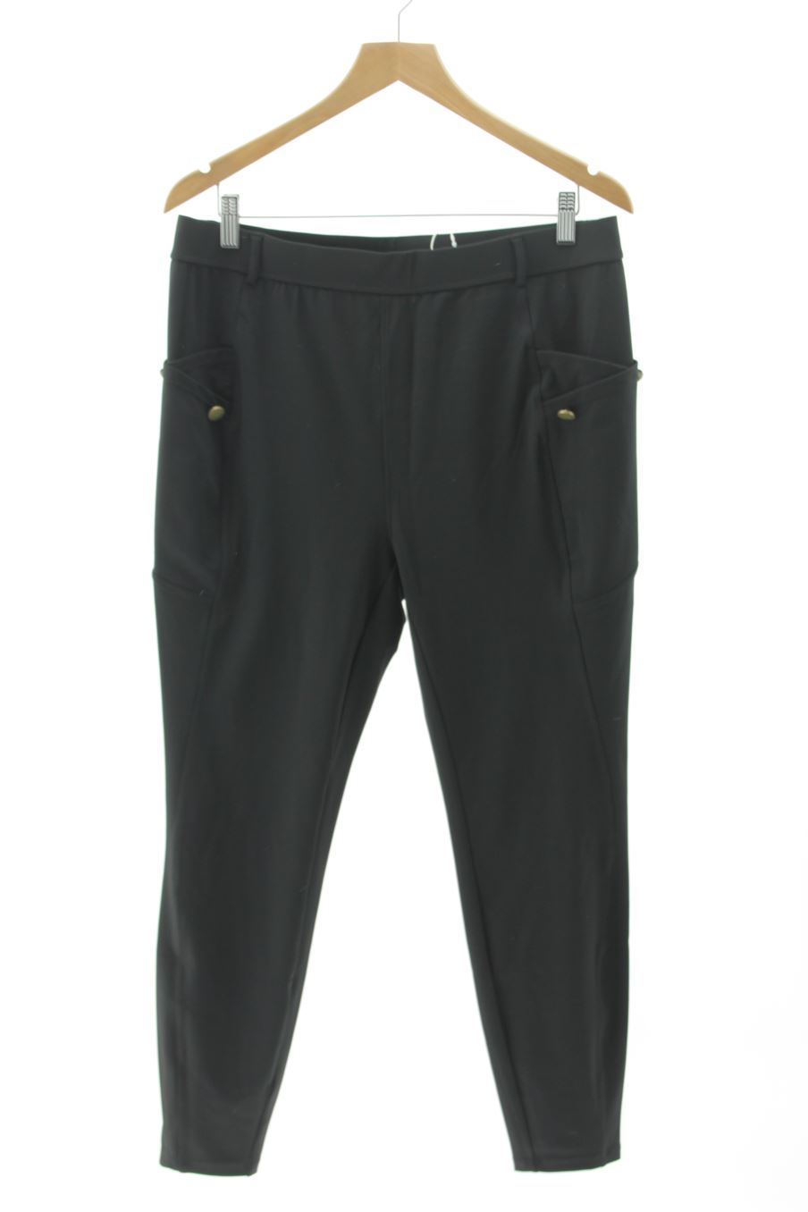 Pantalon Casual HALARA de la taille XL, de couleur noir