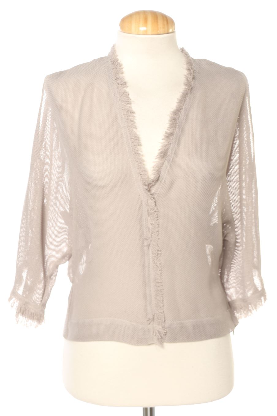 Blouse à manches courtes Adolfo Dominguez de la taille 36, de couleur gris