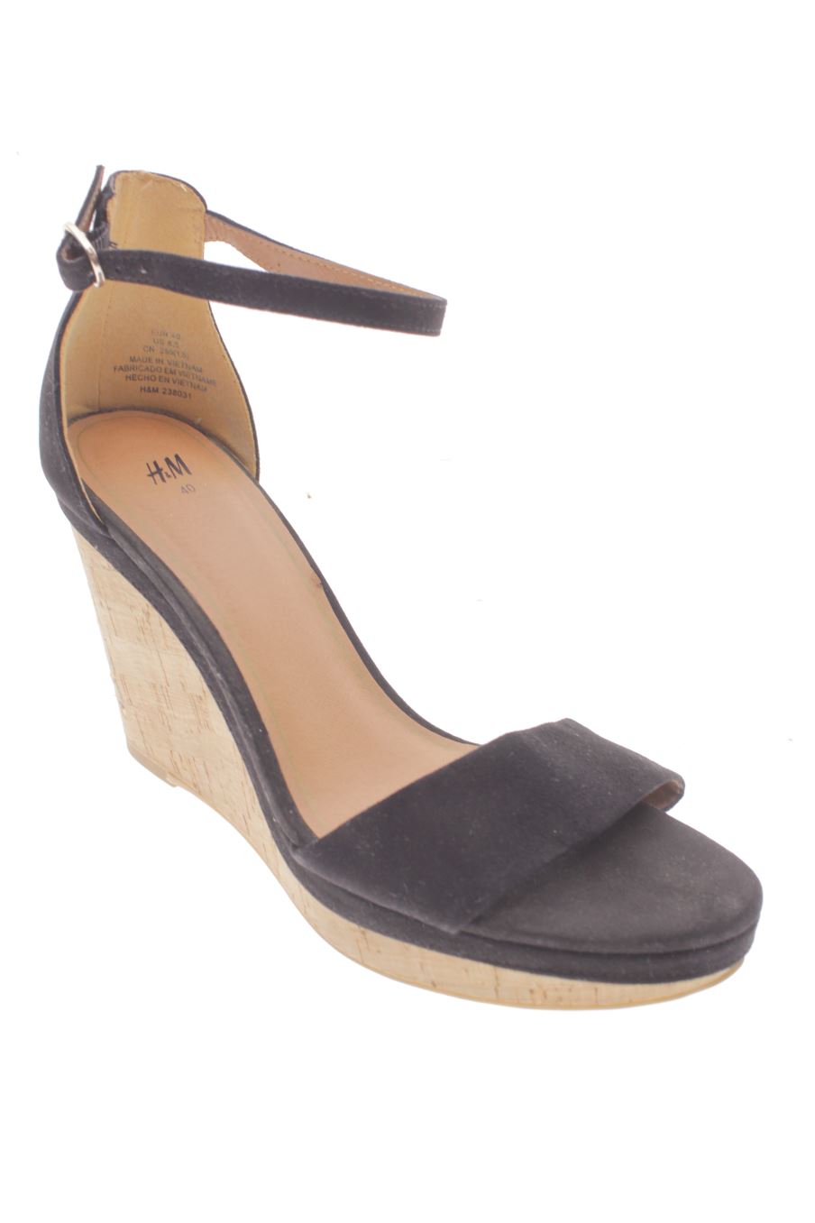 Plataformas de H&M de la talla 40, de color negro de
