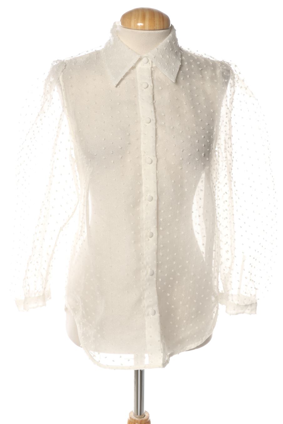 Chemise Stradivarius de la taille S, de couleur blanc