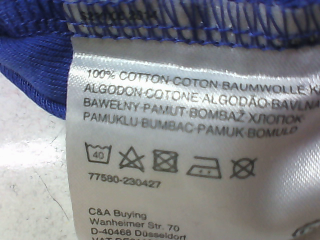 Polo C&A de la taille XS, de couleur bleu