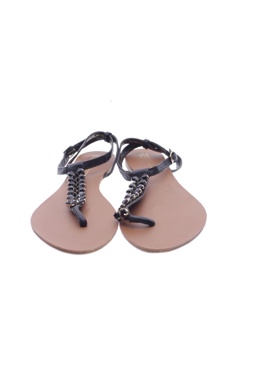 Sandalias planas de Springfield de la talla 37, de color negro de