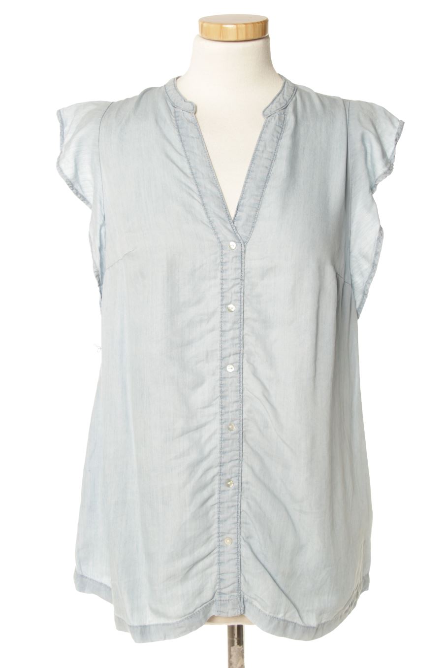 Camisa sin mangas de H&M Premama de la talla XS, de color azul de premamá