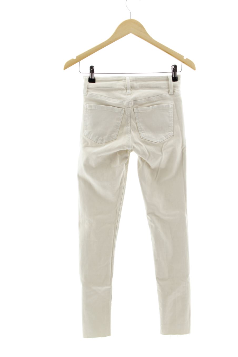 Jeans Uniqlo de la taille 34, de couleur beige de denim