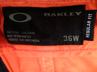 Pantalones cortos de Oakley de la talla 46