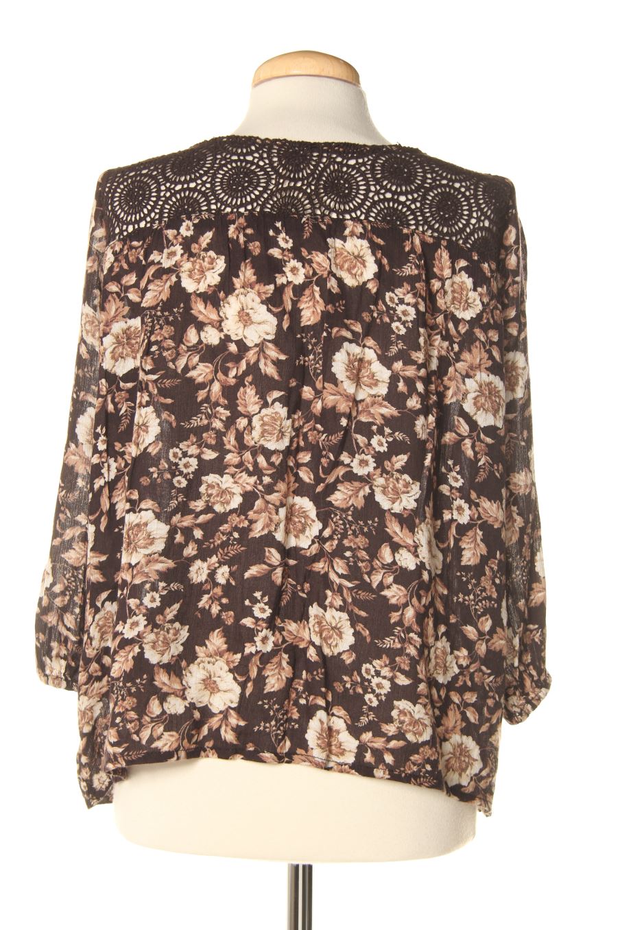 Blusa de manga larga de Ralph Lauren de la talla XS, de color flores