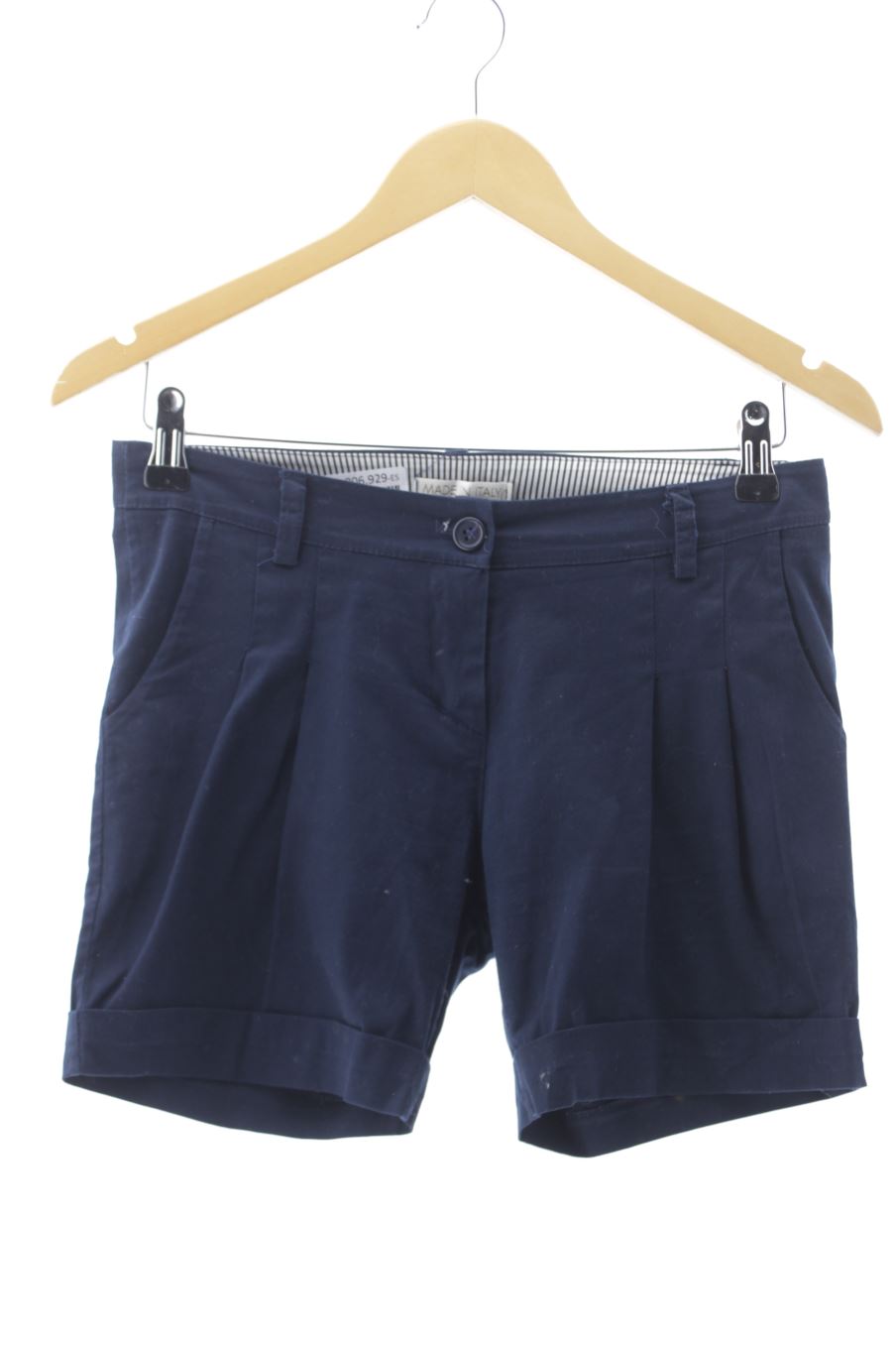 Shorts Made in italy de la taille 38, de couleur bleu marine