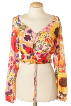 Blusa de manga larga XS H&M