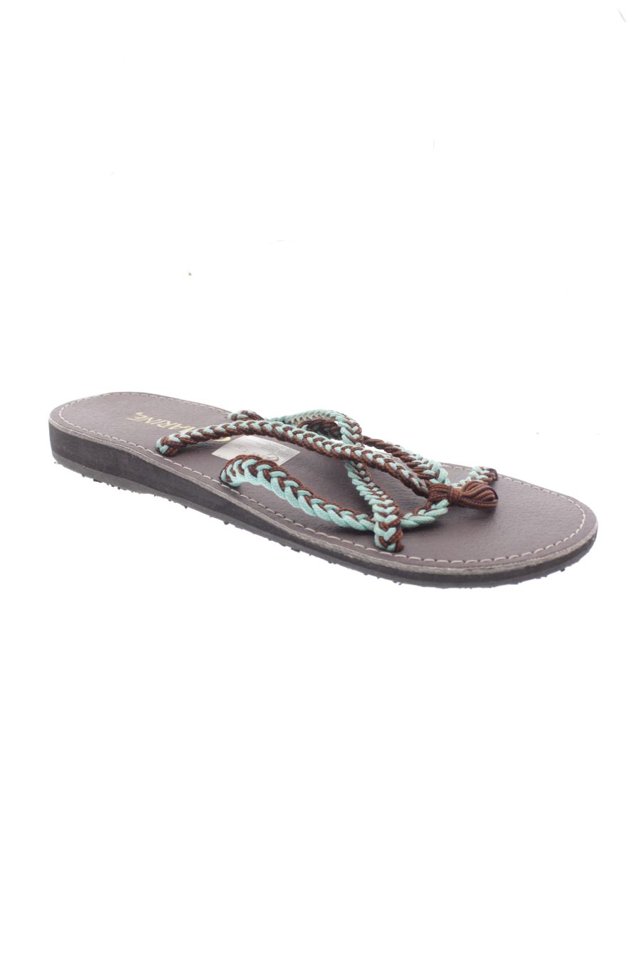Sandalias planas de la marine  de la talla 38, de color marrón de