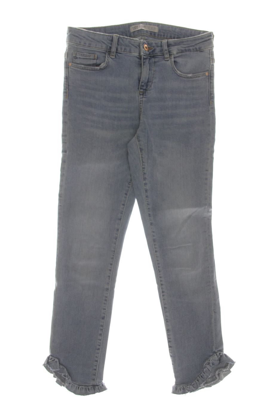 Vaquero de Zara de la talla 36, de color azul de ropa vaquera