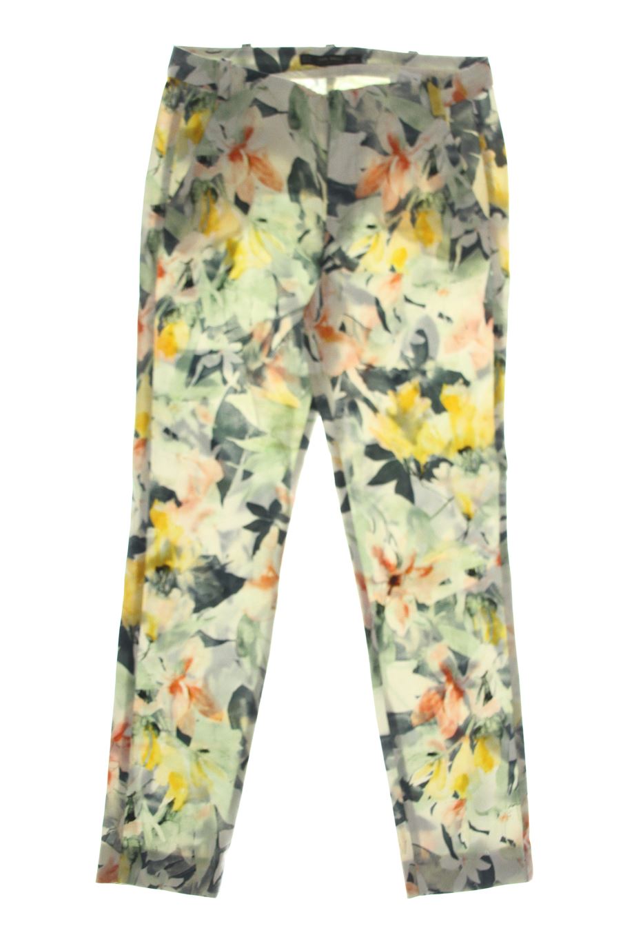 Pantalon Zara de la taille 34, de couleur fleurs