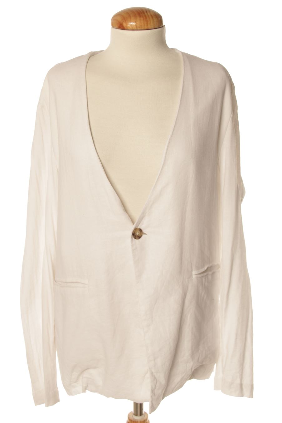 Gilet Made in italy de la taille M, de couleur blanc
