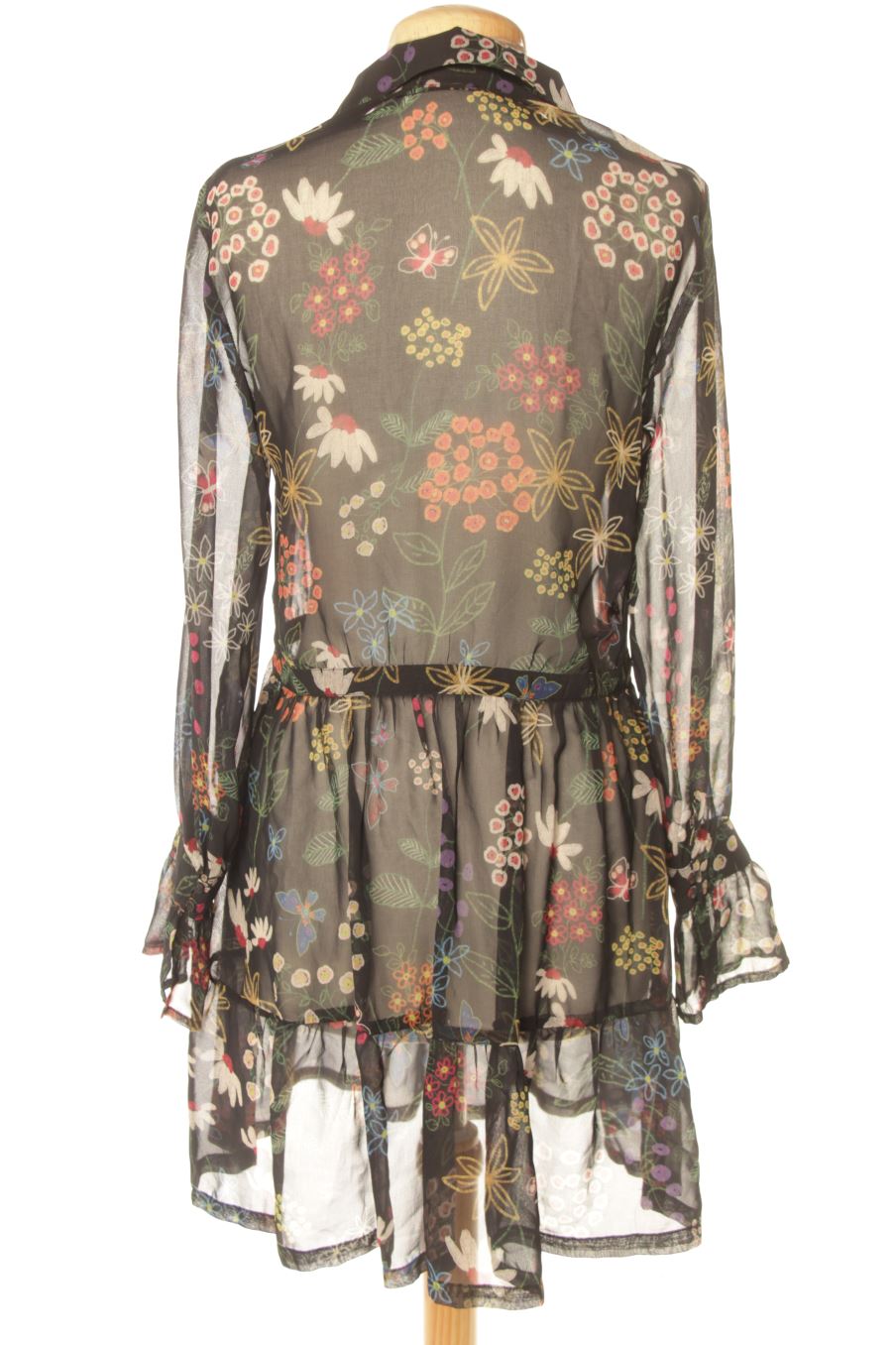 Robe casual Mango de la taille XS, de couleur fleurs