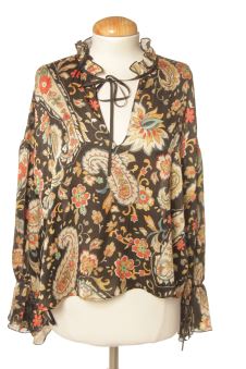 Blusa de manga larga M Zara