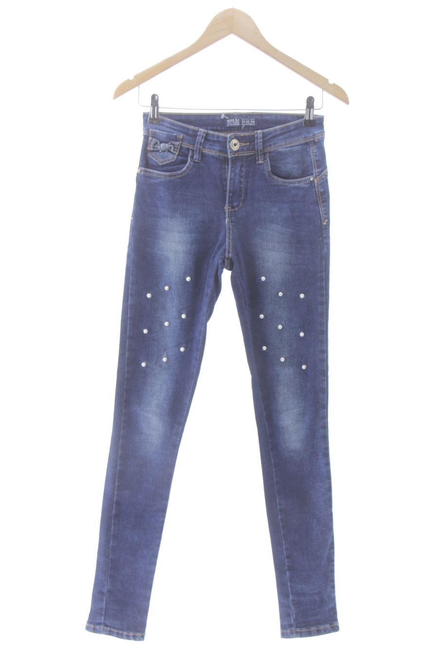 Jeans Miss RJ de la taille 34, de couleur bleu de denim