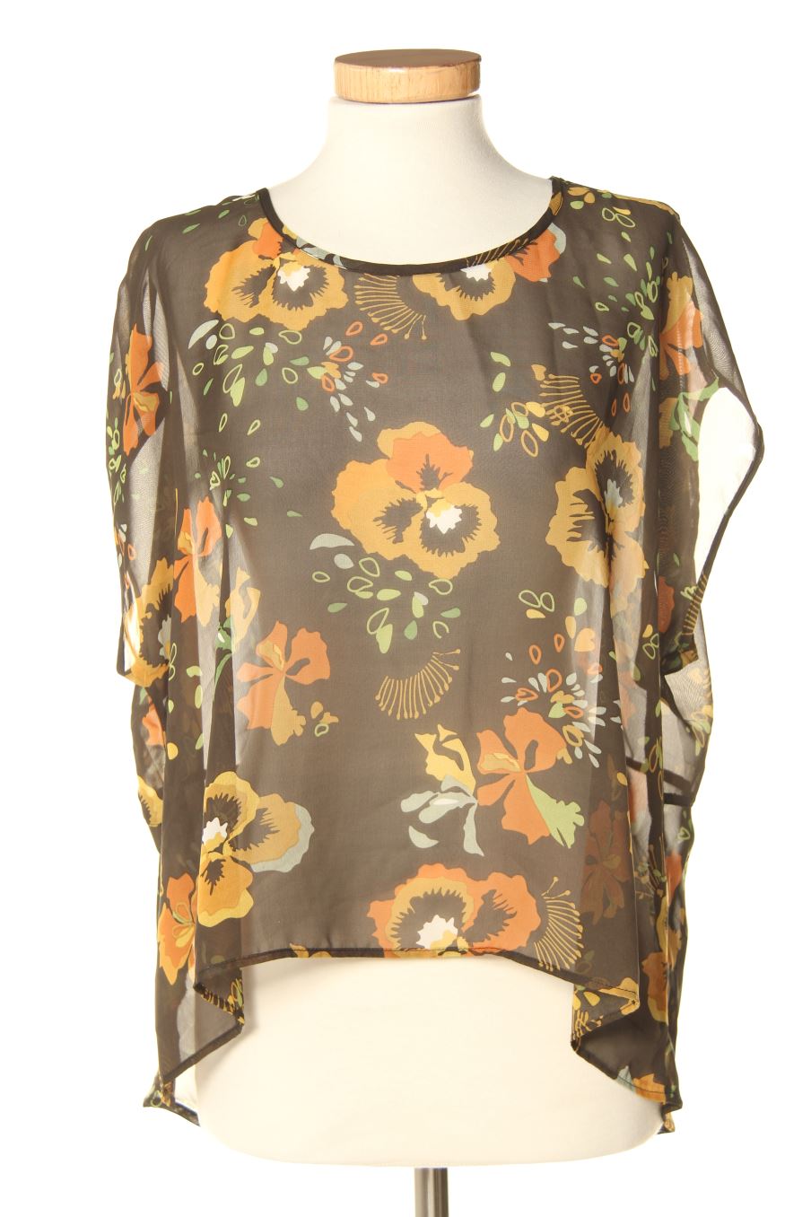 Blouse à manches courtes Trend de la taille 40, de couleur imprimés