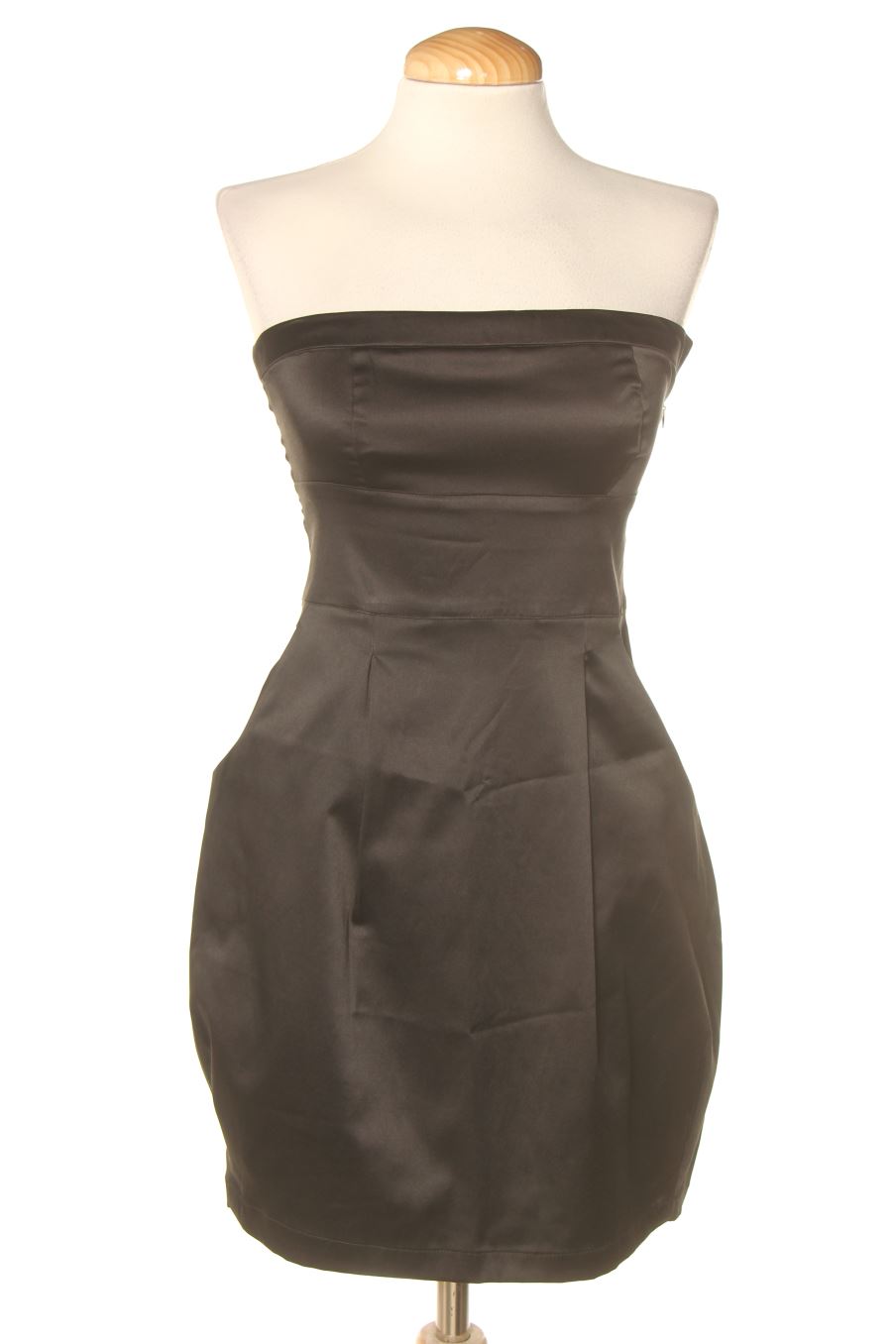 Vestito casual de Stradivarius de la talla S, de color nero