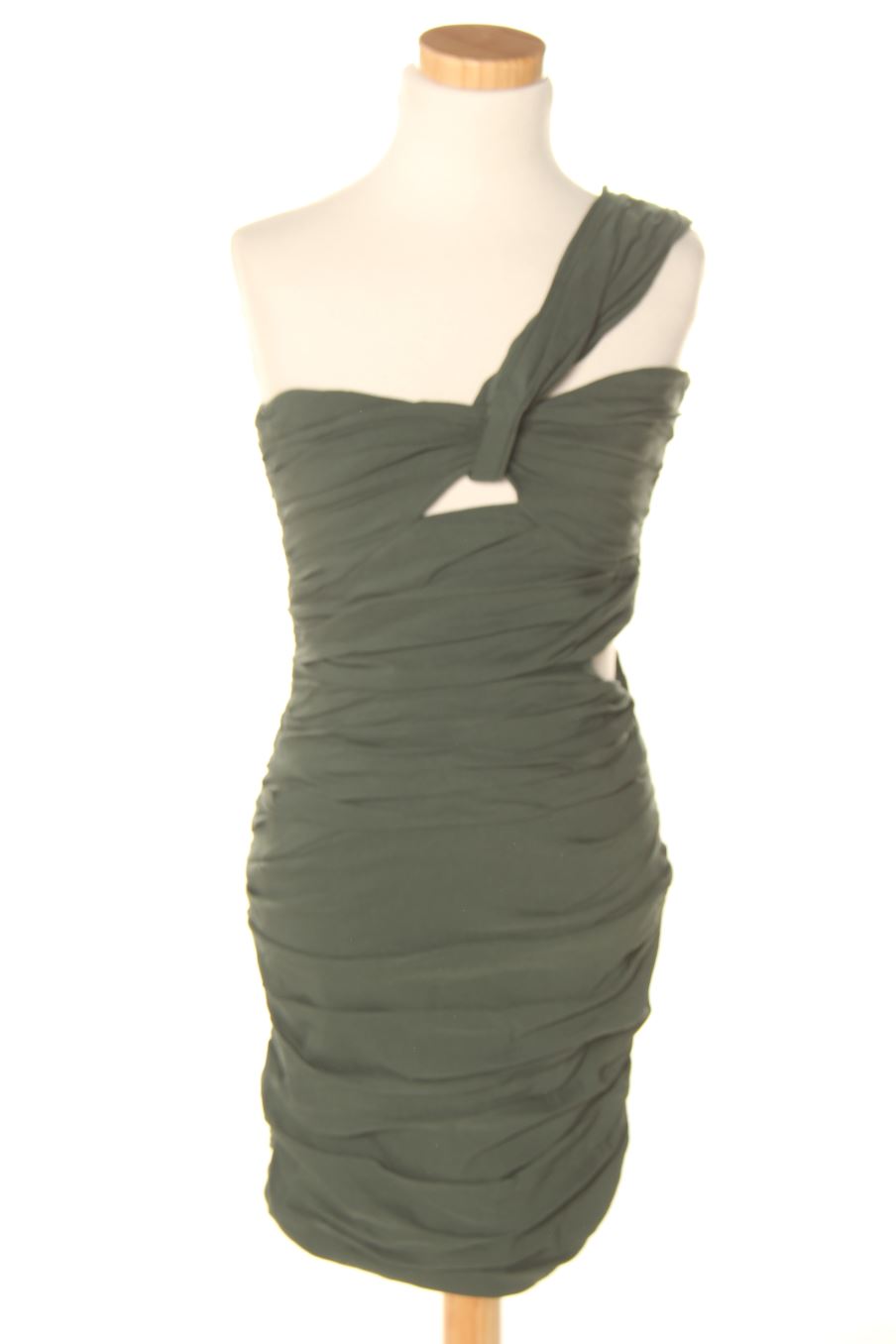 Einfaches Kleid von Zara Größe S, Farbe Grün, für