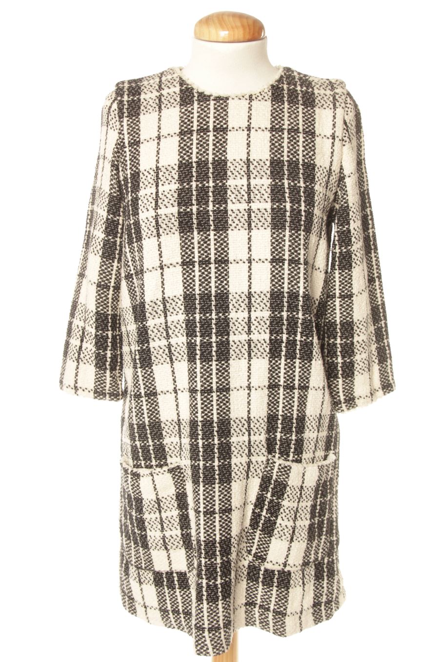 Robe casual Trafaluc de la taille S, de couleur carreaux
