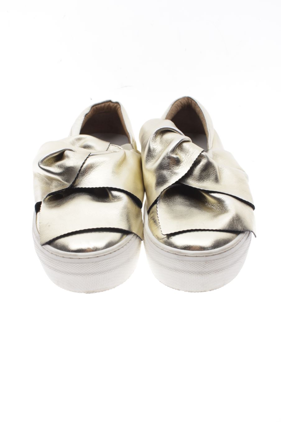 Zapatos planos de Lea-Gu de la talla 39, de color dorado de