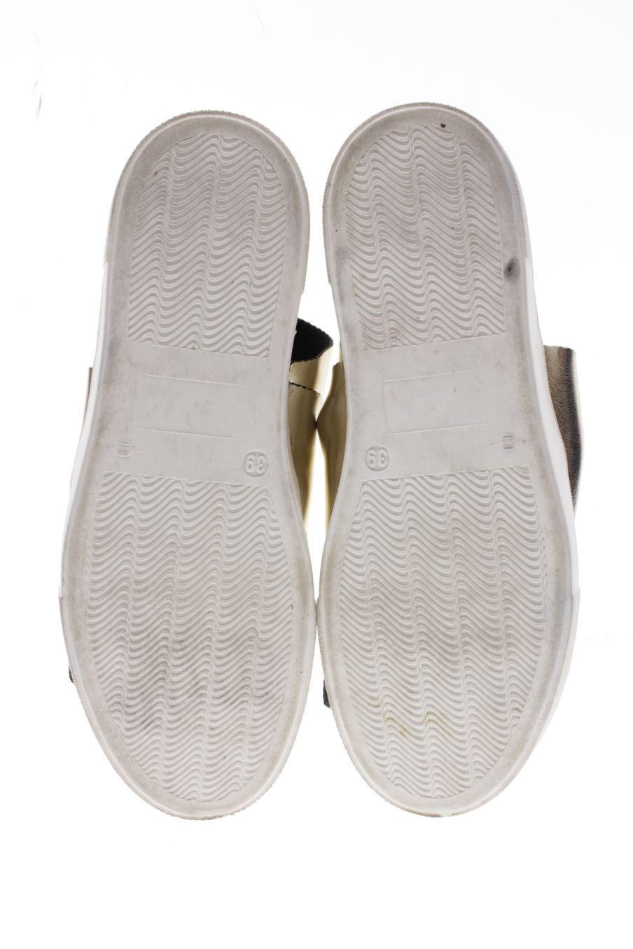 Zapatos planos de Lea-Gu de la talla 39, de color dorado de